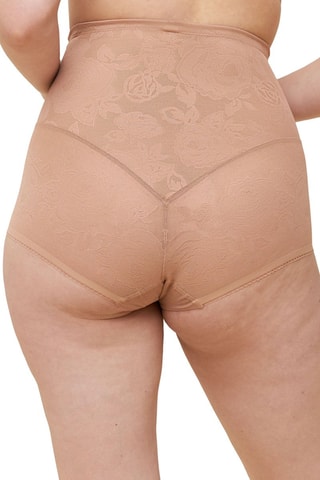 Slip Hoge Taille Wild Rose Sensation - Beige
