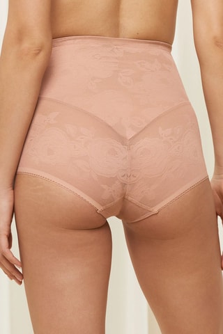 Slip Hoge Taille Wild Rose Sensation - Beige