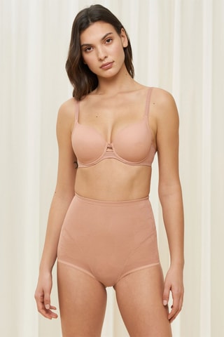 Slip Hoge Taille Wild Rose Sensation - Beige