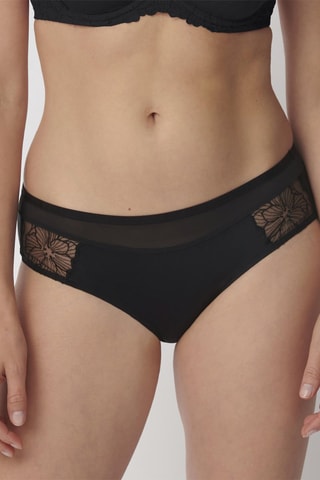 Culotte Azalea Florale - Noir