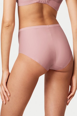 Culotte taille haute Triumph Shape Smart Maxi - Rose
