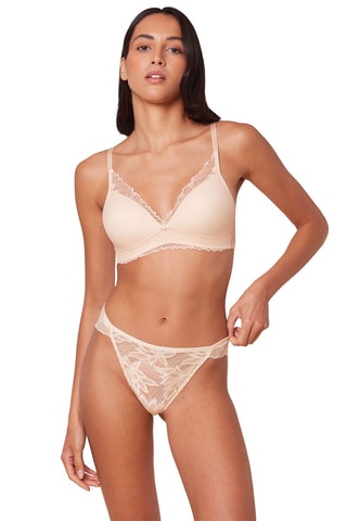 Culotte Amourette Charm Delight Highleg Tai - Rose clair