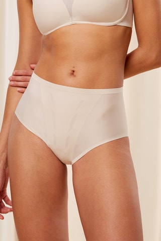 Culotte taille haute Shape Smart Maxi - Crème