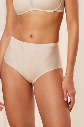 Culotte taille haute Shape Smart Maxi - Crème
