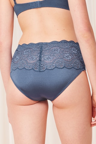 Culotte taille haute Amourette 300 Maxi X (3872) - Bleu