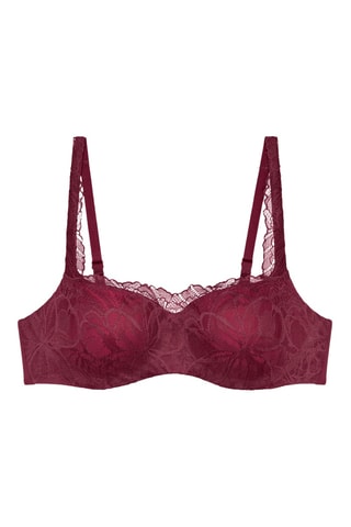 Soutien-gorge ampliforme Body Make-Up Illusion Lace Balconette - Rouge