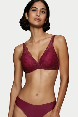 Soutien-gorge ampliforme Body Make-Up Illusion Lace WP - Rouge