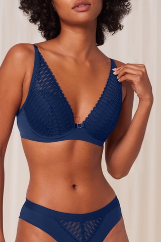 Soutien-gorge ampliforme Aura Spotlight T WP - Bleu