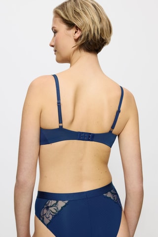 Soutien-gorge ampliforme Wild Azalea Florale WHP - Bleu