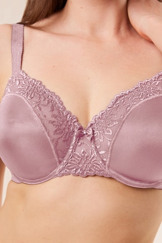 Soutien-gorge satiné ampliforme Ladyform Soft W X (6406) - Rose