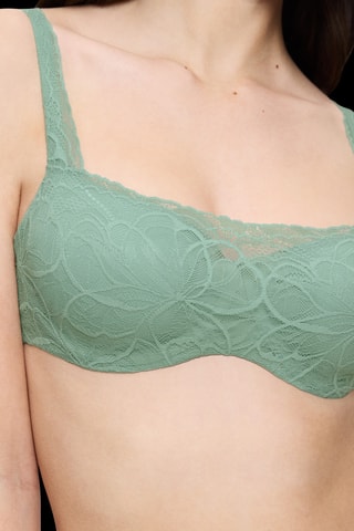 Soutien-gorge ampliforme Body Make-Up Illusion Lace Balconette - Turquoise