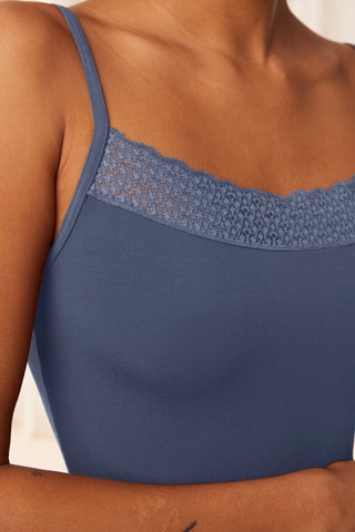 Débardeur Feel of Modal Spaghetti Top - Bleu