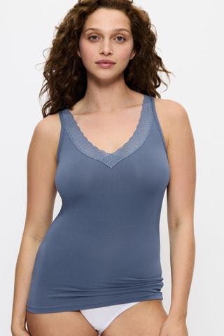 Débardeur Feel of Modal Tank Top - Bleu