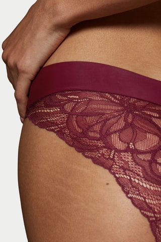 Culotte Body Make-Up Illusion Lace Highleg Tai - Rouge