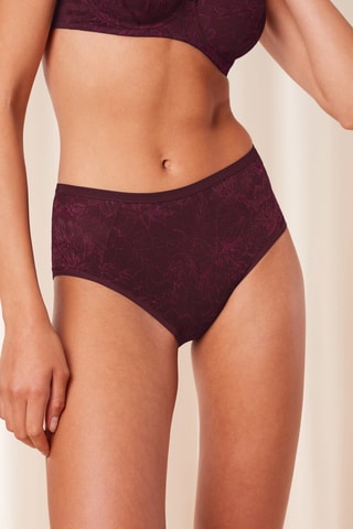 Culotte taille haute Amourette Charm T Maxi02 - Violet