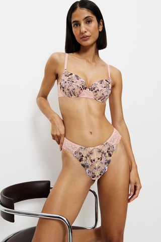 Culotte Sensual Spotlight Highleg Brazilian - Rose