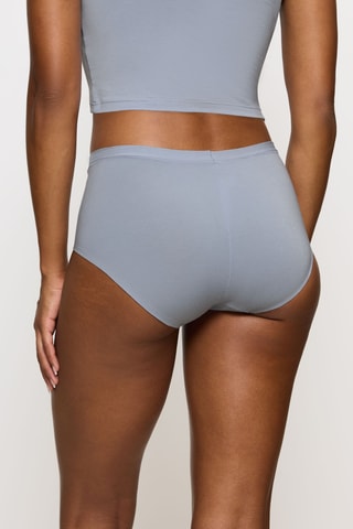 Culotte taille haute Smart Natural Maxi EX - Bleu