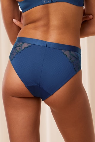 Culotte taille haute Wild Azalea Florale Tai (6722) - Bleu