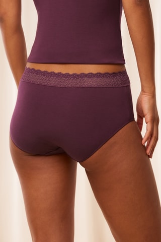 Culotte taille haute Feel of Modal Midi - Violet