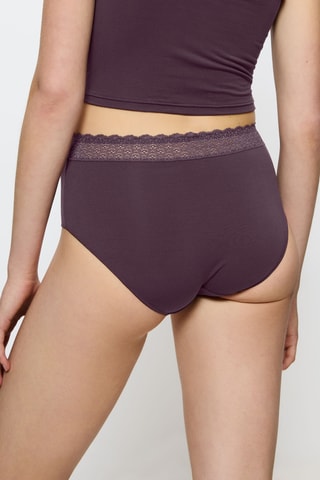 Culotte taille haute Feel of Modal Midi - Violet