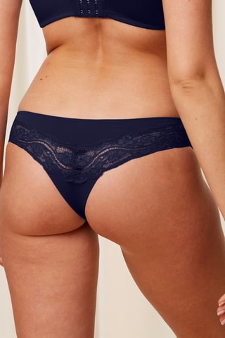 String Lovely Micro Brazilian String - Bleu
