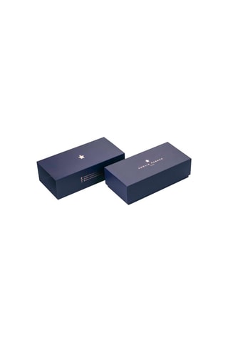 Coffret montre à quartz en acier et jonc - Zircons Night Voyage