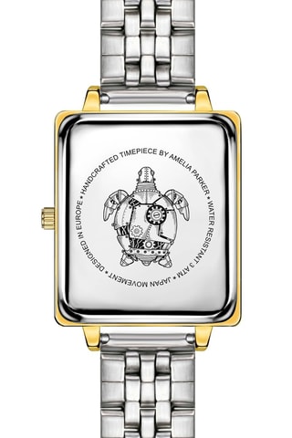 Montre à quartz en acier Desert - Argenté et doré