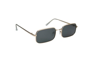 Lunettes de soleil polarisées mixte Old School - Catégorie 3 - Noir et doré