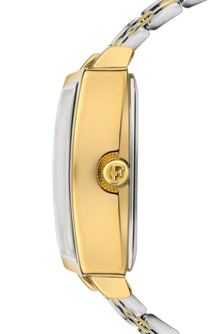 Montre à quartz en acier et diamant Eulalie