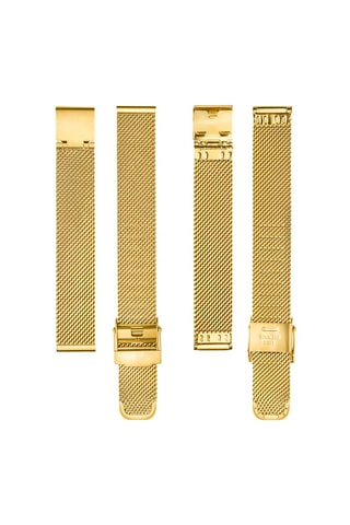 Montre à quartz en acier et diamant Cléophée