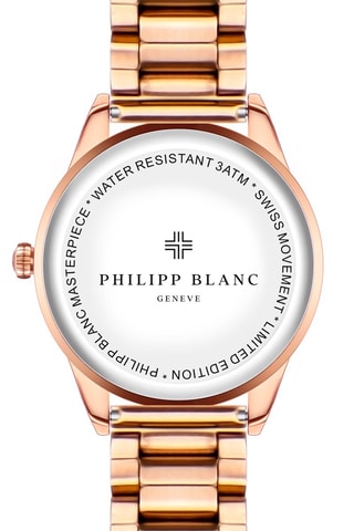 Montre à quartz en acier - Doré rose