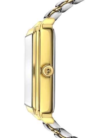 Montre à quartz en acier et diamant Elene