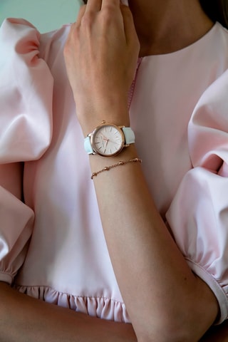 Coffret montre à quartz diamant et bracelets Juliet