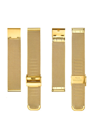 Montre à quartz en acier et diamants Selene