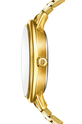 Montre à quartz en acier et diamants Selene