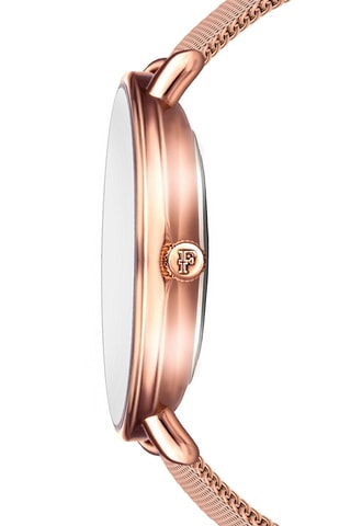 Montre à quartz en acier, nacre et diamants