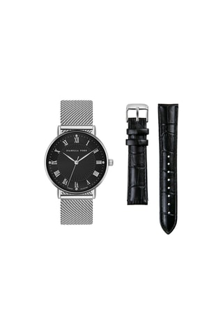 Coffret montre à quartz en diamants et bracelet Désirée