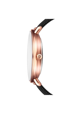 Montre à quartz en acier et diamant Florence