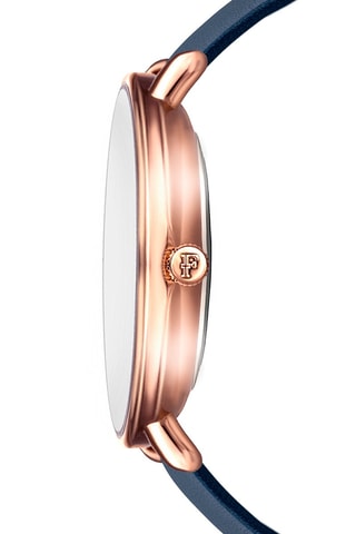 Montre à quartz en cuir et diamant