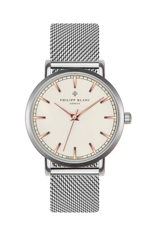 Montre à quartz en acier - Argenté