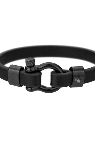 Coffret montre à quartz et bracelet en cuir Vernier