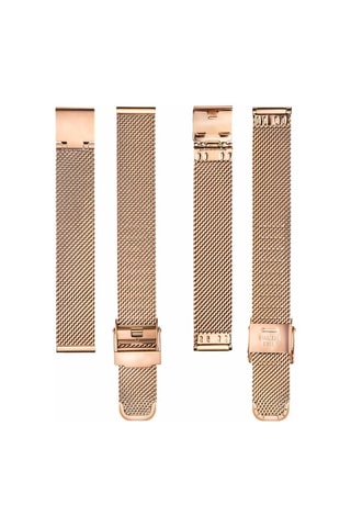 Montre à quartz en acier et diamant Portia