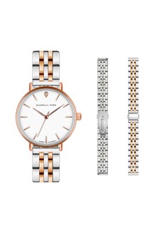 Coffret montre à quartz et bracelet en diamant Agnes