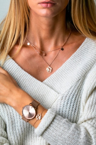 Collier - Doré rose