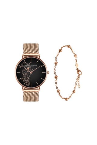 Coffret montre à quartz et bracelet Fossil