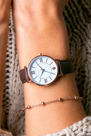Coffret montre à quartz et bracelet Fossil