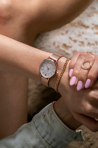 Coffret montre à quartz et bracelet Petite Classique