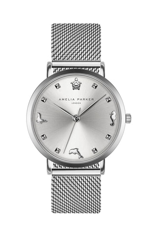 Montre à quartz en acier Charm - Argenté