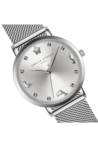 Montre à quartz en acier Charm - Argenté