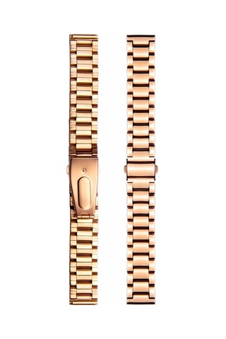 Montre à quartz en acier et diamant Elisabeth